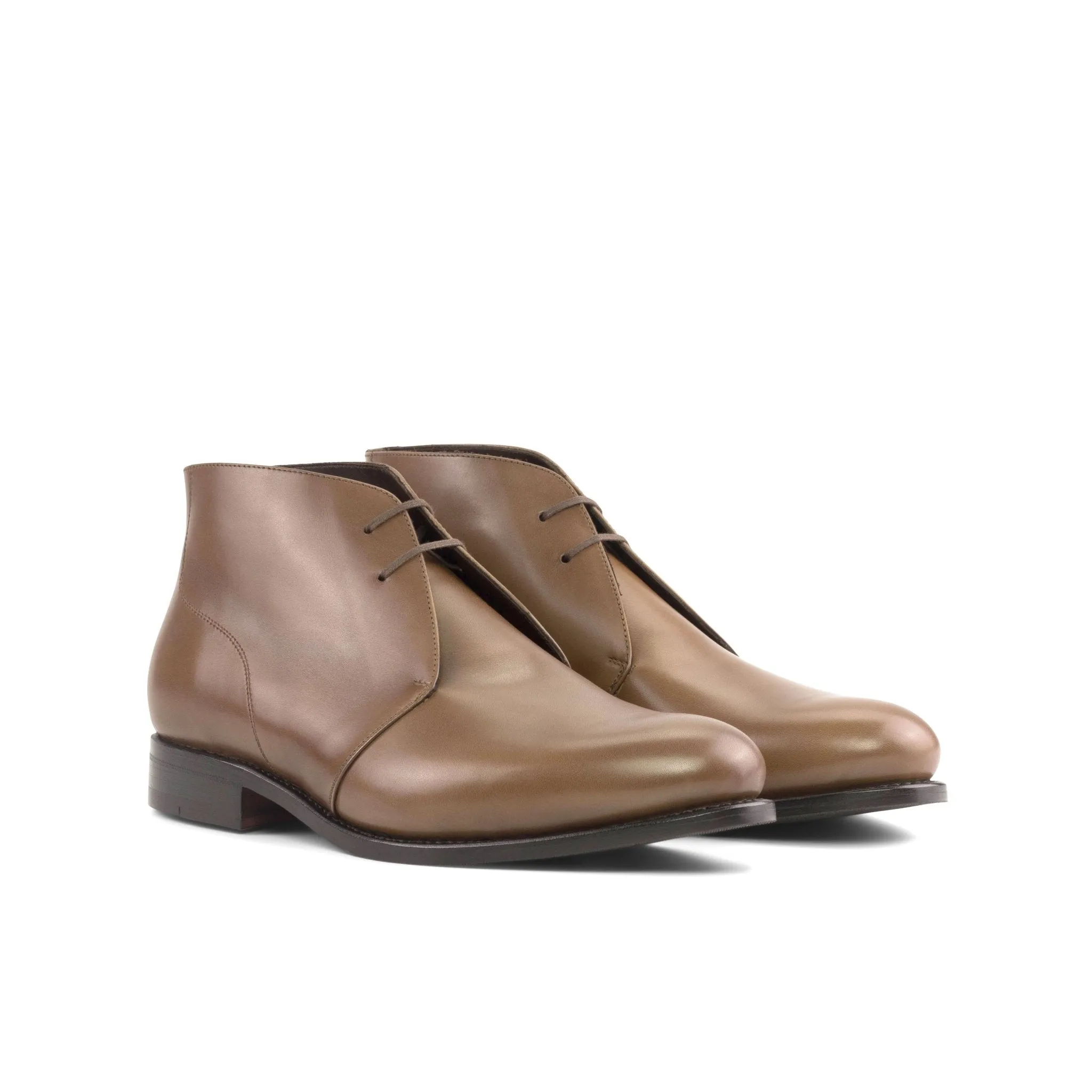 Chukka Boot in Medium Brown Box Calf